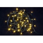Гирлянда светодиодная, длина 11.0м, нить прозрачная, 140LED диодов, с контроллером, цвет-теплый белый. Артикул Г156433
